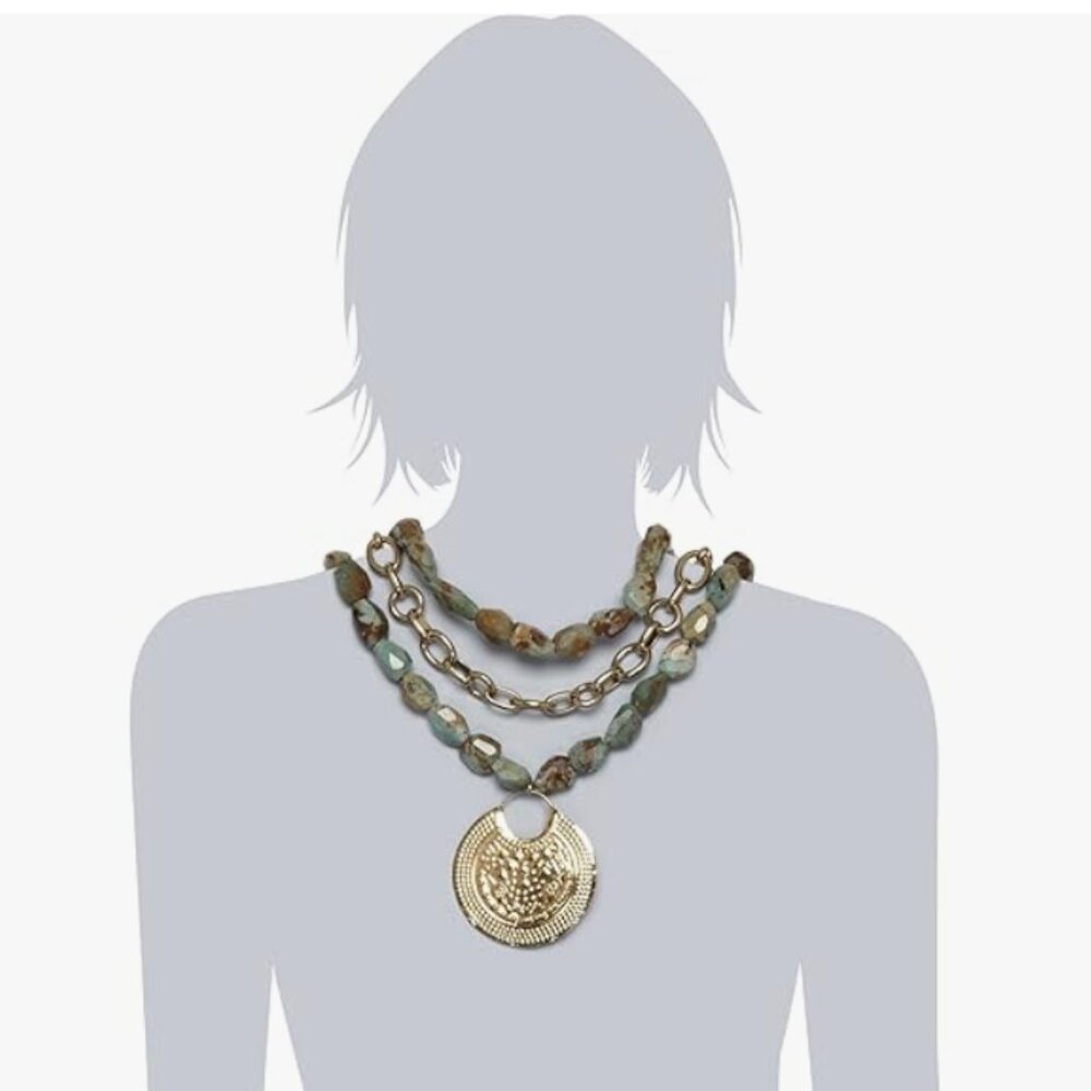 Devon Leigh Acrylic Pendant Necklace